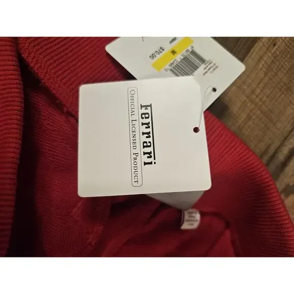 Puma Ferrari Race Red Rossa Corsa Joggers / Sweat Pants Size M NWT - Picture 12 of 12